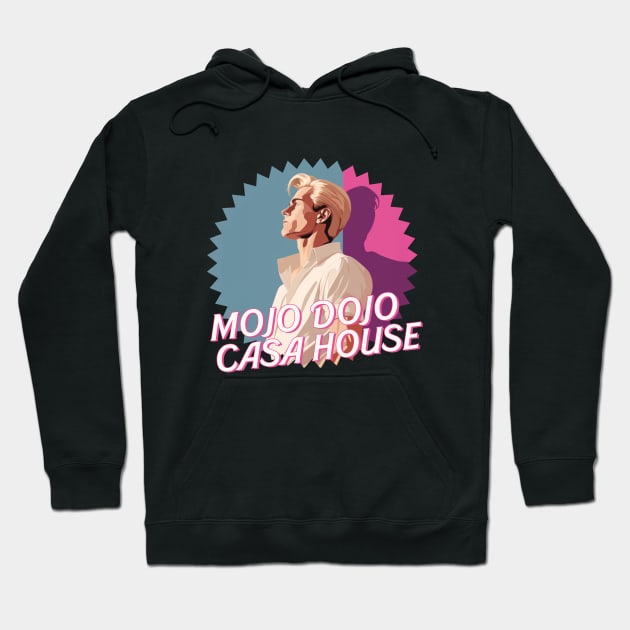 Mojo Dojo Casa House Hoodie by Retro Travel Design